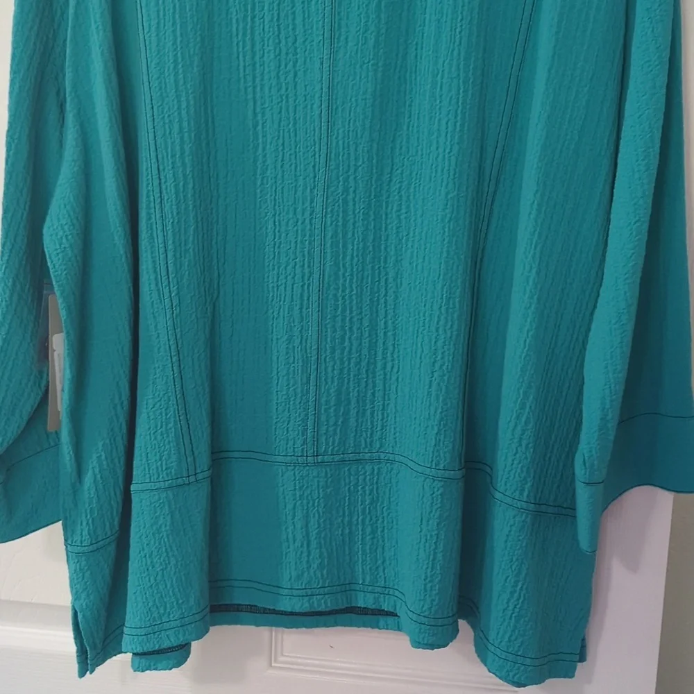 Ali Miles Tunic 3/4 Sleeves NWT XLarge Top - Picture 6 of 9